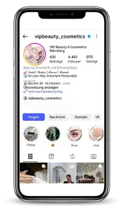 VIP Beauty Nürnberg - Instagram Profil